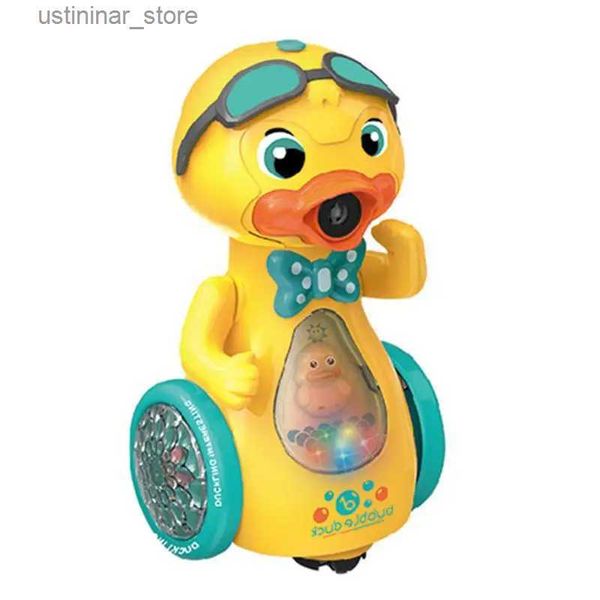 Sand Play Water Fun Automatic Walking Duck Bubble Machine mit Musik und leichter Sommerspiel im Freien Elektrische Seifenblasenspielzeug Geburtstagsgeschenk für Kinder L47