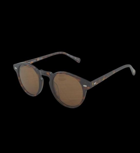 Wholegregory Peck Brand Designer Men Mulheres óculos de sol OLIVER VINTAGE POLARIZADO SUNG186 RETRO SOL GLITES DE SOL OV 5189200477