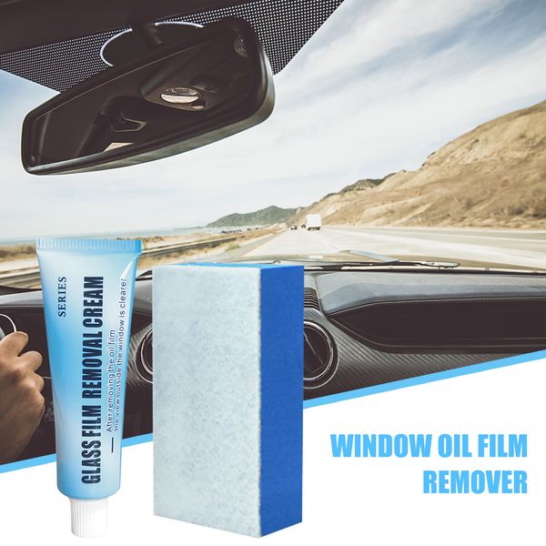 Remover vetro Remover auto lucidatura in vetro Degreaser Cleaner Film Film Pulsante Cleance Pulsante Pulsante per auto Castore del parabrezza 20G