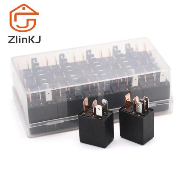 1pcs Car Relay DC 12V 40A bewertet Strom 1No 1NC SPDT 4/5 PINS Auto Automobilalarmrelais 40 Ampere Großhandel Dropshipping