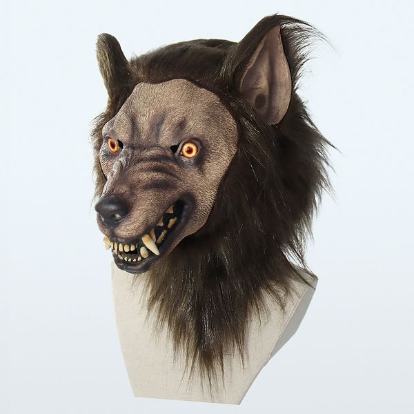 Аниме оборотень маскины животные волка реалистичные косплей латекс