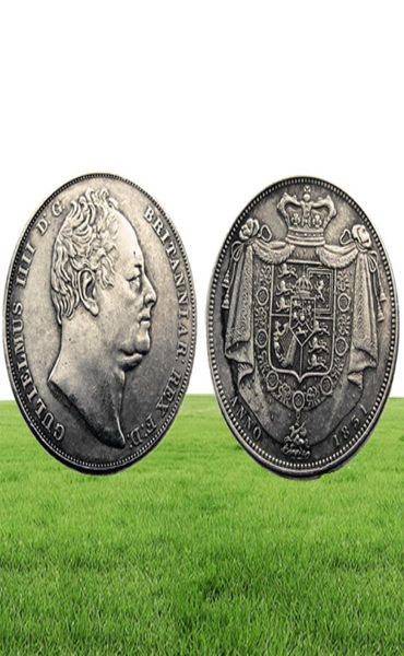 Grã -Bretanha William IV Proof Crown 1831 Copy Coin Home Decoration Acessórios7954986