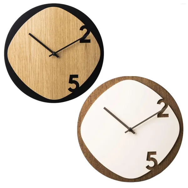 Relógios de parede Pendurado Clock Gift Modern Silent Art Decorativo para sala de aula El Housewarmings Living Room Kitchen