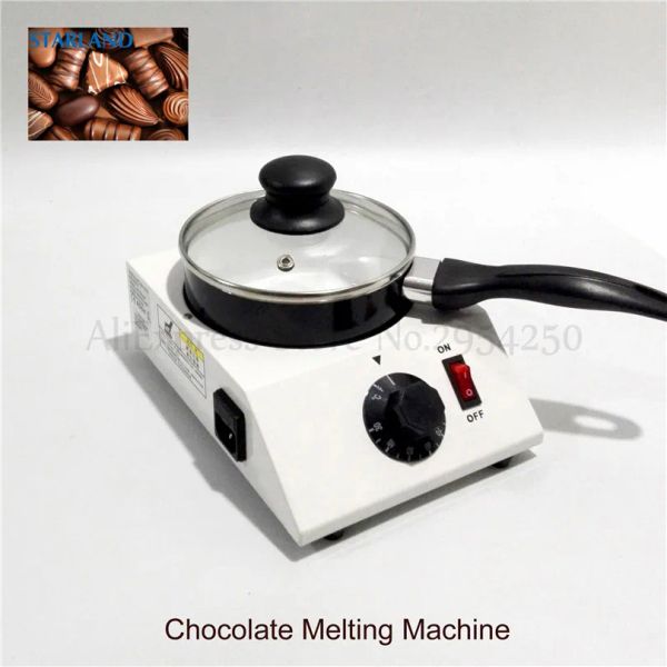 Processadores Mini Máquina de Medição de Chocolate Elétrico Ponto de Medrante Não -Estick Uma Câmbia de Melteção de Chocolate