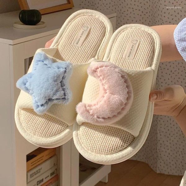 Slippers Fashion Soft Ladies Casual Mite Moon STAR