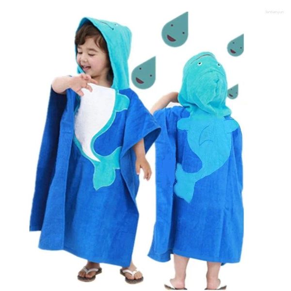 Handtuch Cartoon Cotton Kinderbades Cape Boy Mädchen Baby kann Strand Kinder Bademoke Bademanz tragen