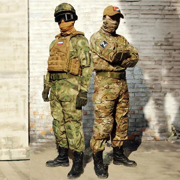 Jackets de caça SSO Guarda Special Forces Tactics-3 Frog Suit Mox Green Ruins Camo Conjunto CP/MC All Terrain Apparel