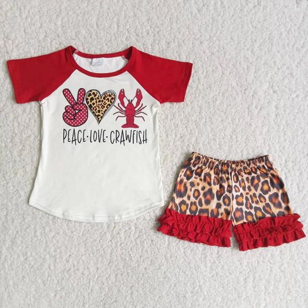 Bekleidungssets Baby Girls Designer Kleidung Languste süße Kinder Sommer -Outfits Kleinkind Girl hohe Qualität