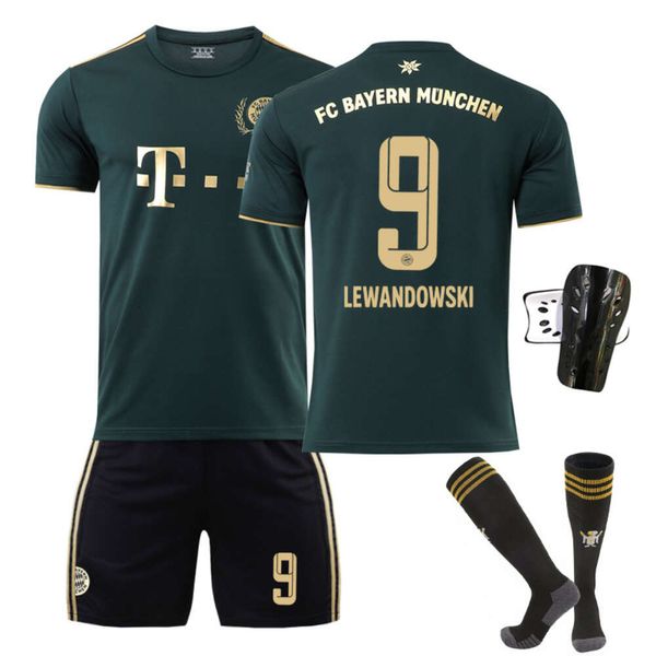 Bayern Green Special Gedenkedition 9 Levan 10 Sane Nr. 25 Müller Set Golden Football Shirt