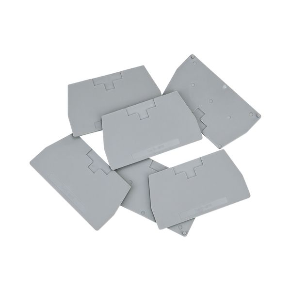 100pcs d-urtk/s placa de tampa final para tampas de bloco de terminal de trilho DIN/S DIN