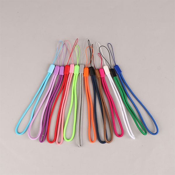 10pcs Handgelenksgurt Lanyard Halter Universal für Mobiltelefon Pro Cupschlüsselkamera USB -Flash -Laufwerk 3,0 mm zufällig Farbe