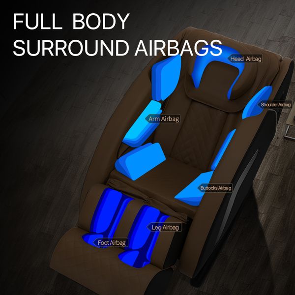 JARE 6699 Bola de shiatsu automática de amastra uma bola barata novo design elétrico zero gravidade aquecida CARE CUIDADO 4D Cadeira de massagem 4D