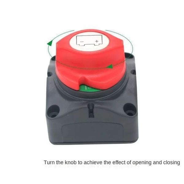 Interruptor do botão automóvel Segunda fonte de alimentação Alta corrente Bateria principal Proteção de iate RV1.Chave de fonte de alimentação para RV