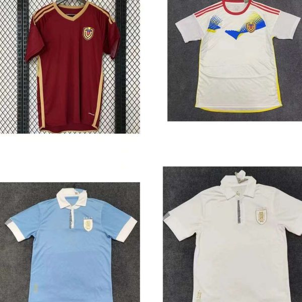 2425 Тайская версия одиночная сборная Уругвай Венесуэла Home и Away Football Jersey Playing Kit