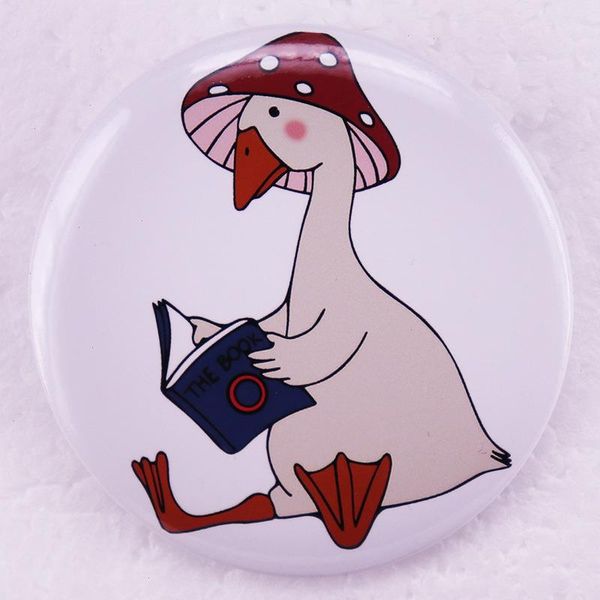 Cappello di funghi Goose Spettapettata Film Cine Carri Anime Giochi Pins Hard smalto raccolta battitori per backpack backpack con backpack battini