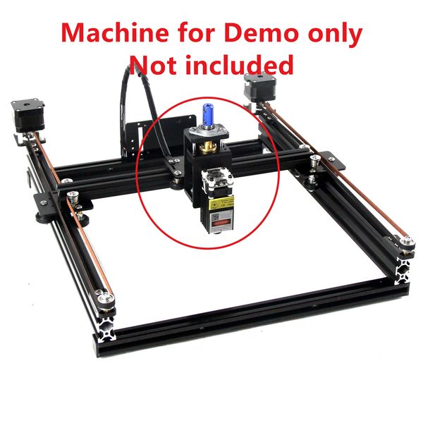 LY Metal Diyot Lazer Modülü Ayarlanabilir Kelepçe Yerleşik 8mm Kurşun Vidalı Kılavuz Masaüstü Çerçeve Lazer Gravür Makinesi için Ayar