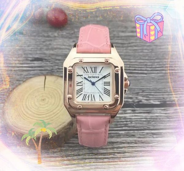 Trend aziendale Orologio in pelle colorato di alta gamma Women Batteria Quartz Fashi