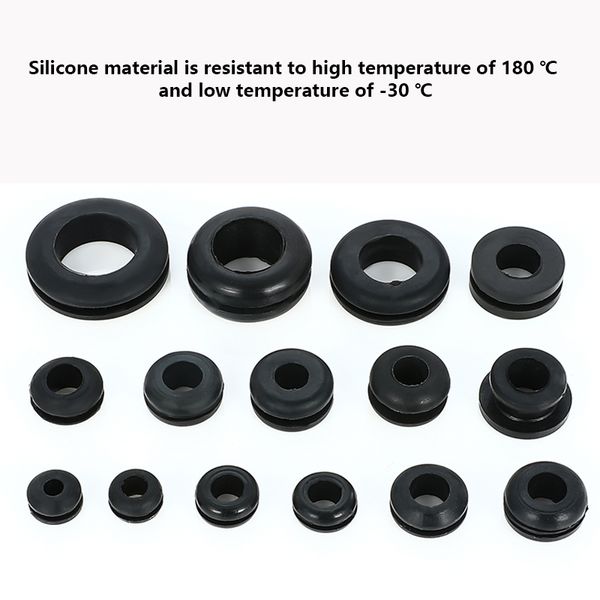 Alta temperatura resistente a silicone de dupla face de protetora bobina de borracha fios de cabo de arame