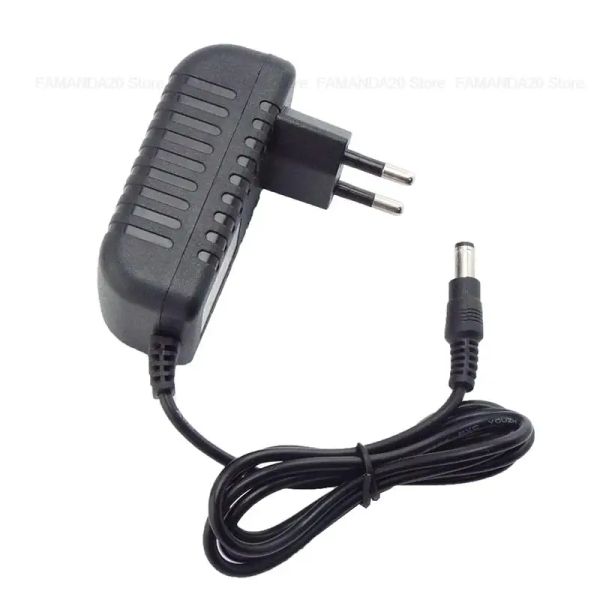 CC 10V 12V 24V 2A 2000MAH AC5V 6V 8V 9V 3A AC 100V-240V Adaptador de alimentação do adaptador UE Plug de 5,5mmx2.5mm para tira de luz LED