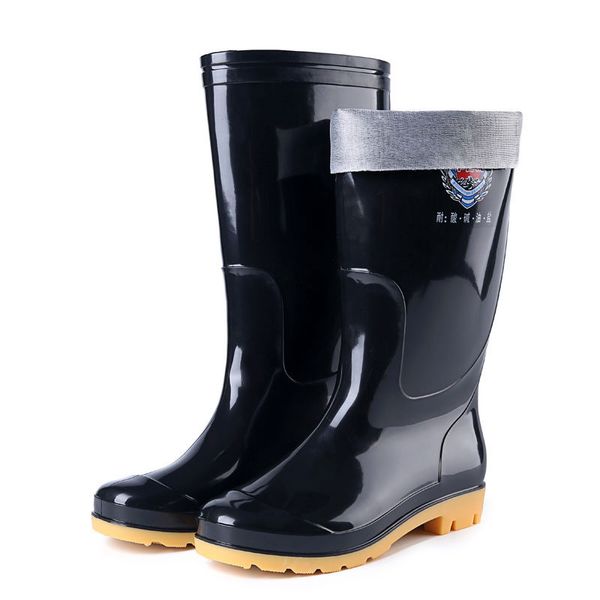 Regenstiefel für Erwachsene Unisex wasserdichte lange Röhrenschuhe für Regenschlammarbeiten im Freien im Freien