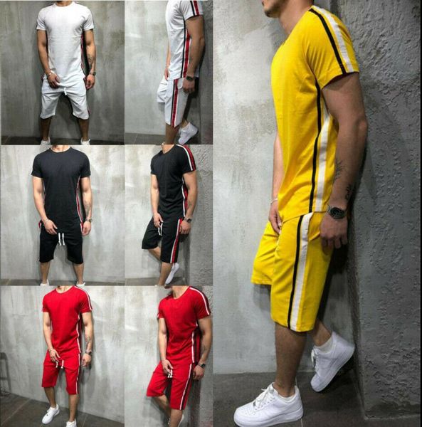 Summer Trainingsanzug kurzes Set MEN039S Shorts Fasion Casual Suits Sportswear Menens4577479