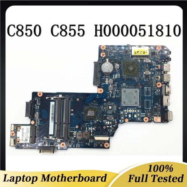 Материнская плата матери для C850D C855D L850D L855D Toshiba Спутниковое ноутбук Материнская плата H000051810 с E1200 CPU DDR3 100% полная работа хорошо