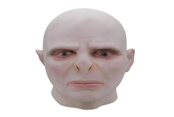 The Dark Lord Voldemort Mask Celmetto Cosplay Masque Boss Latex Orribili maschere spaventose terrorizer Halloween Mask Costume Prop197P4295902