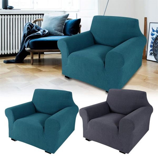 Stuhl Deckt mit Einzelpersonen Sofa Deckung moderne und einfache Feste Farbe Anti Slip Fabric Love Sektion Couch für Hunde
