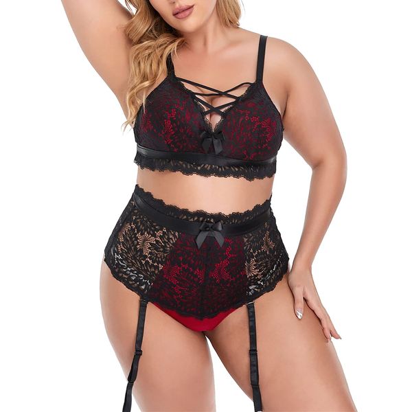 Frauen erotische sexy bodystocking dessous babydoll bodyuit mesh babydoll heiße erotische offene plus size sexy spitzen Unterwäsche Bodysuit