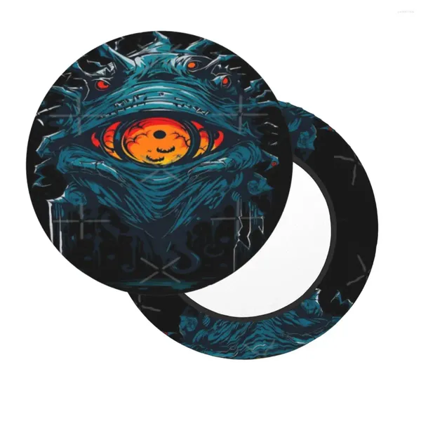 Cuscino Halloween Eye of the Beholder Blue Round Bar Cover Cover Reghiping Festival Reghips for