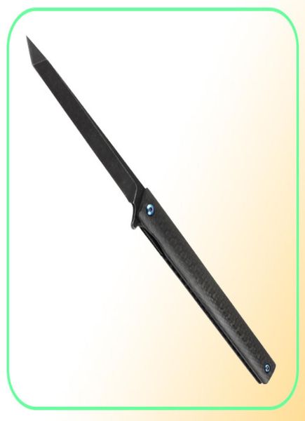 Facas táticas de caneta mágica m390 lâmina dobrável faca alça de fibra de fibra de caça tática de abertura rápida de sobrevivência de sobrevivência edc too2056584