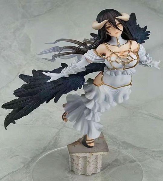 29cm Overlord Albedo Girl Sexy Anime Cartoon Ação Figura Figura PVC Toys Coleção Figuras para amigos Presentes MX2007276028775