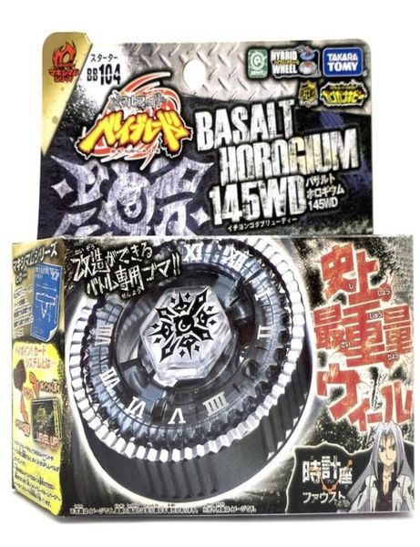 100 Takara Tomy Beyblade BB104 145WD Basalt Horogium Battle Top Starter Set 2012176035052