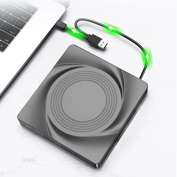 Drives USB 3.0 Externo DVD RW CD Writer Drive Burner Reader Readers Drives ópticos Para laptop Notebook