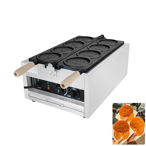 Elektrische Waffelmaschinen-Münzform Muffinhersteller 4-steinbancake-gefüllte Waffelhersteller Nicht-Stall-Pfanne Edelstahlgehäuse