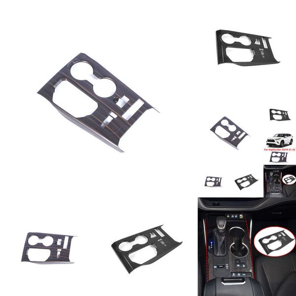 Новый продукт ABS Carbon Fiber Boble Control Panel Accessories для Toyota Highlander Xu70 2021 2022