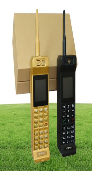 Luxury Gold Classic Small Retro Mobile Phones Alto Alto Bright FlashLigh PowerBank Fast Dial Dial Magic Voice Changer Bluetooth Cell9305139