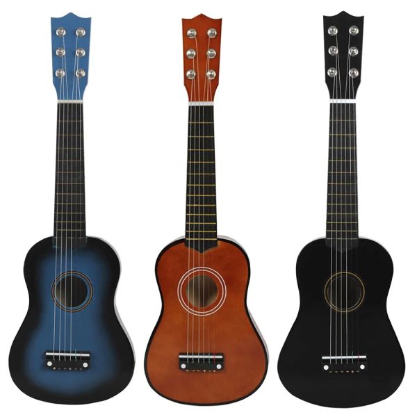 Cabos Guitarra de 21 polegadas guitarra violão unissex 6 guitarra de cordas adequada para iniciantes crianças de educação em casa desempenho profissional