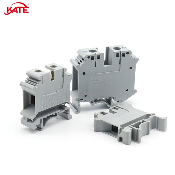 1PCS DIN RAIL Klemme Block UK1.5N-UK35N Drahtleiter Schraubenanschluss Elektrisch Anschluss 22-2 AWG