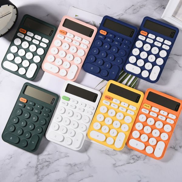 Цветный мини -калькулятор Студент Портативный калькулятор милый небольшой калькулятор легко для перевозки каваи творческого школьного офиса
