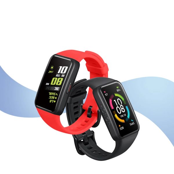 Для Huawei Band 6 Силиконовая запястья Band Band Smart Bracelet Strap Sport Watch Bess для чести Band 6 7 Correa Accessories