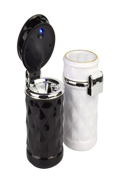 Accessori per auto di lusso a LED portatile Light Posero di posate universale Porta del cilindro di sigaretta Styling Mini Style5241262