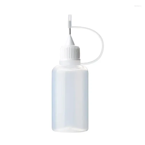 Garrafas de armazenamento 30 ml de plástico vazio cola de agulha de cola líquido papel de amostra líquido Quilling DIY Drop Drop Bottle 1pcs