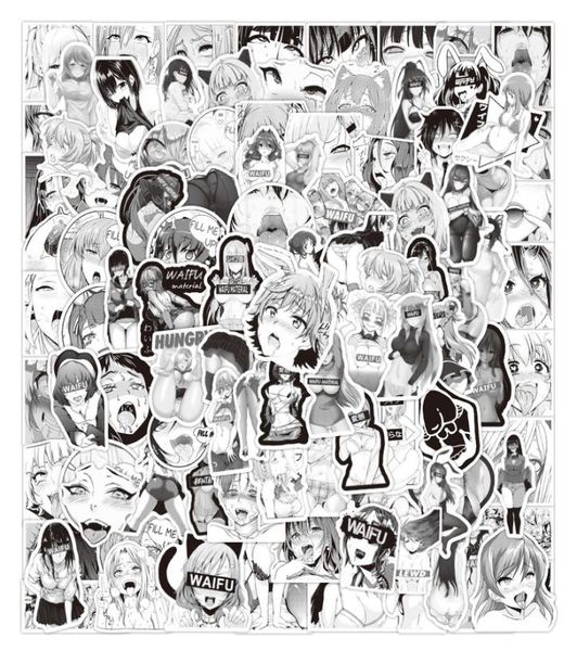 1050100pcs Pack Hentai Waifu Anime Aufkleber sexy Mädchenmaterial Vinyl -Aufkleber für Laptop Pad Koffer Auto Styling Home Aufkleber Toy9971450