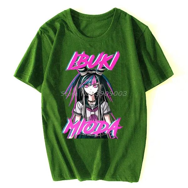 Dangonronpa makoto naegi monokuma homem tshirt ibuki mioda camiseta individualidade camise