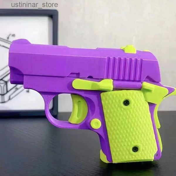 Sand Play Water Fun Mini 1911 Childrens Gun Gun 3D Stampa giocattolo Fidget For Kids Adults Stress Relief Toy Gift Christmas L47