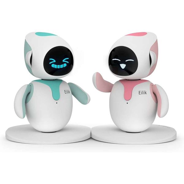 Animali domestici robot blu interattivi per bambini e adulti - compagno perfetto per casa o spazio di lavoro - regalo unico per ragazze e ragazzi