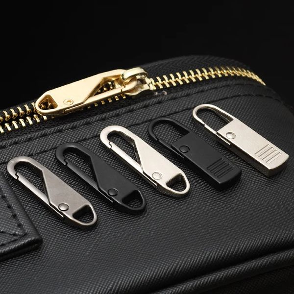 5 PCS Zipper Slider Puller Instant Zipper Repair Kit Substituição para Broken Buckle Travel Bag São Diy Costura de costura