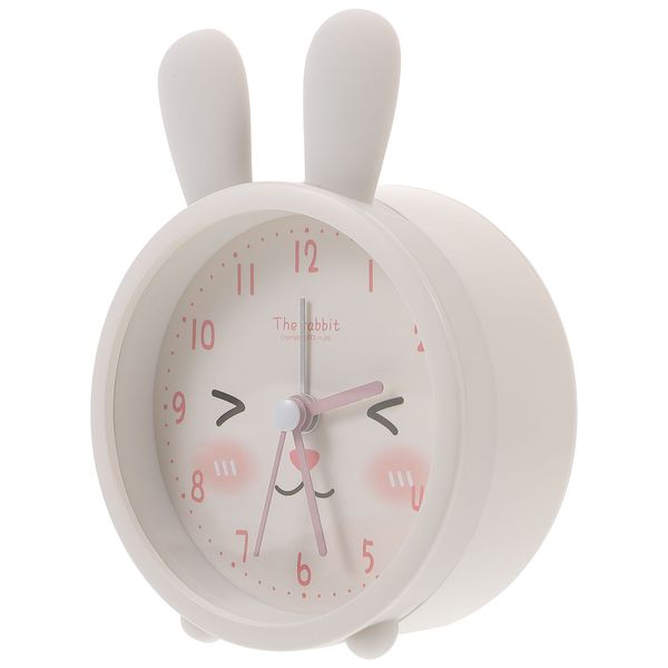 Clock Alarme Light Kids Night Bunny Travel Table Tabel Desk Kitten Relógios Rainbow Girl portátil 12 s Bedroom Idades Adorável estética