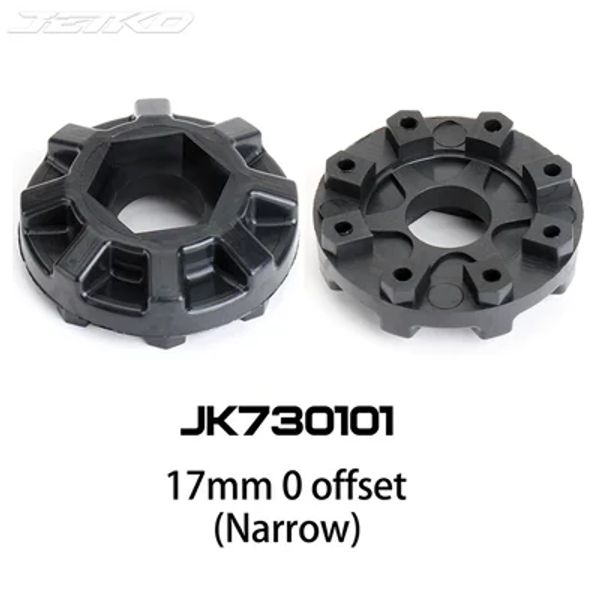 Adaptadores hexáticos de Jetko 24mm/17mm/14mm/12mm para carro de curso de deslocamento de deslocamento